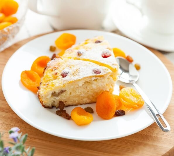 Cheese motifs: cheese casserole