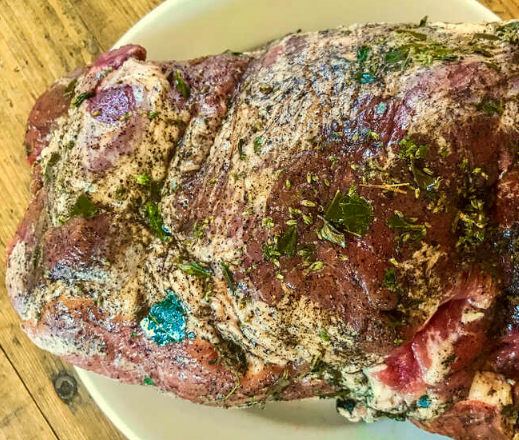 Quick marinade for baked ham