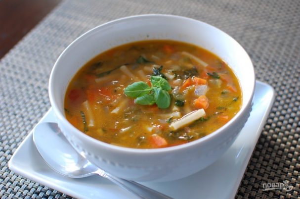 Minestrone (vegetable soup)