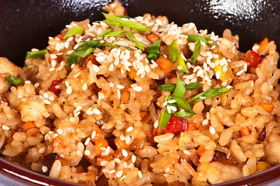 Thai Fried Rice with Peanut Butter