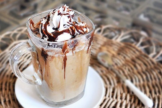 Frappuccino cold coffee drink