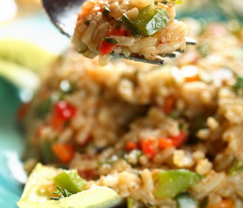 Rice with Mexican vegetables
