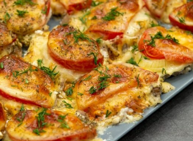 Lazy dinner in the oven