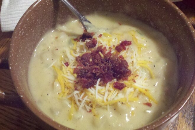 Pork khash from a shank