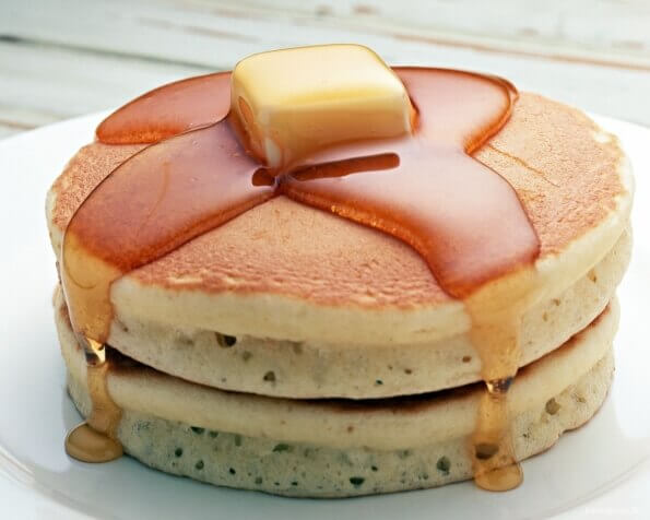 Delicious milk-based pancakes