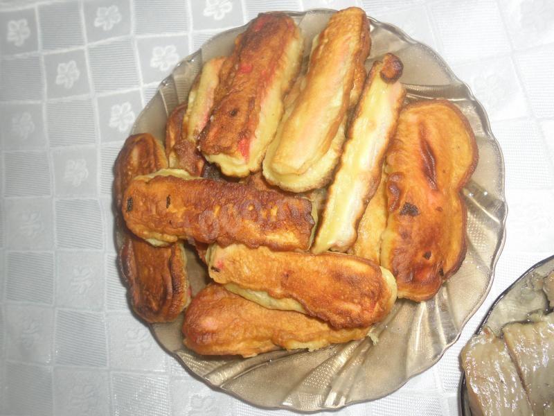 CRAB STICKS IN BEER BATTERED