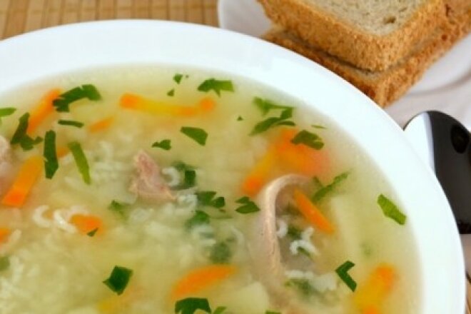 Homemade duck soup