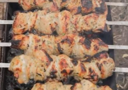 Juicy and fragrant barbecue