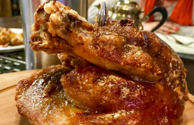 Bavarian pork leg