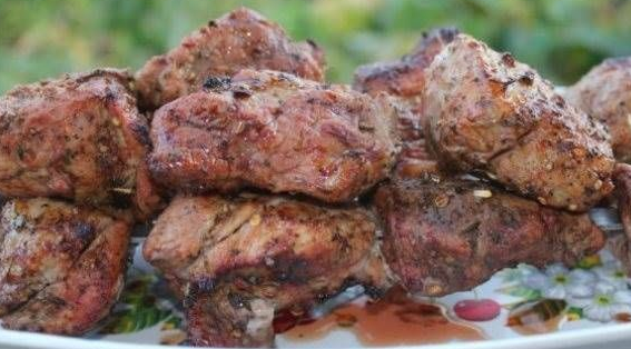 Pork skewers