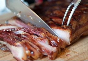 Homemade smoked lard