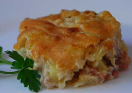 Casserole with potatoes