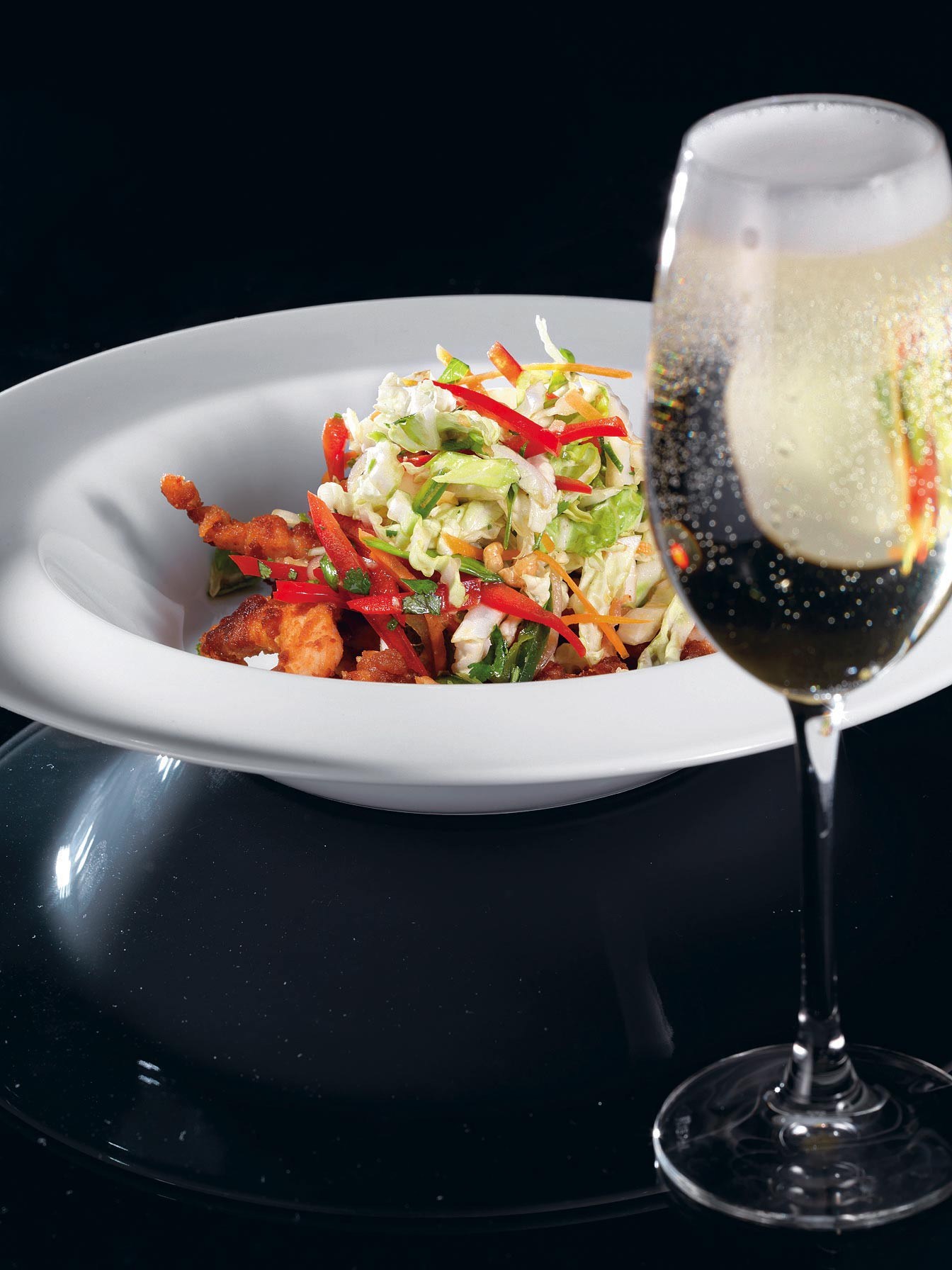 Asian style chicken salad