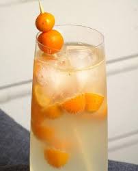 Cocktail Lemonade with Vodka and Kumquat