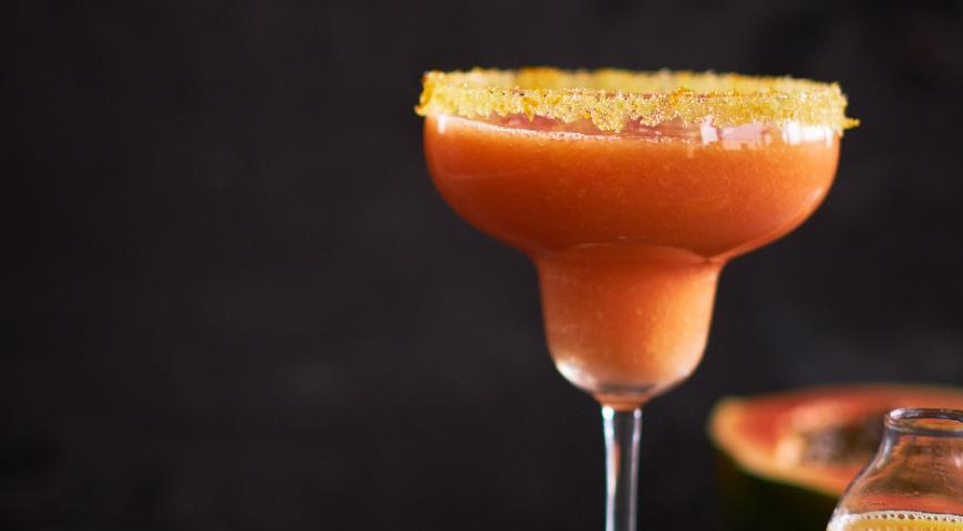 Papaya cocktail Miami Spice