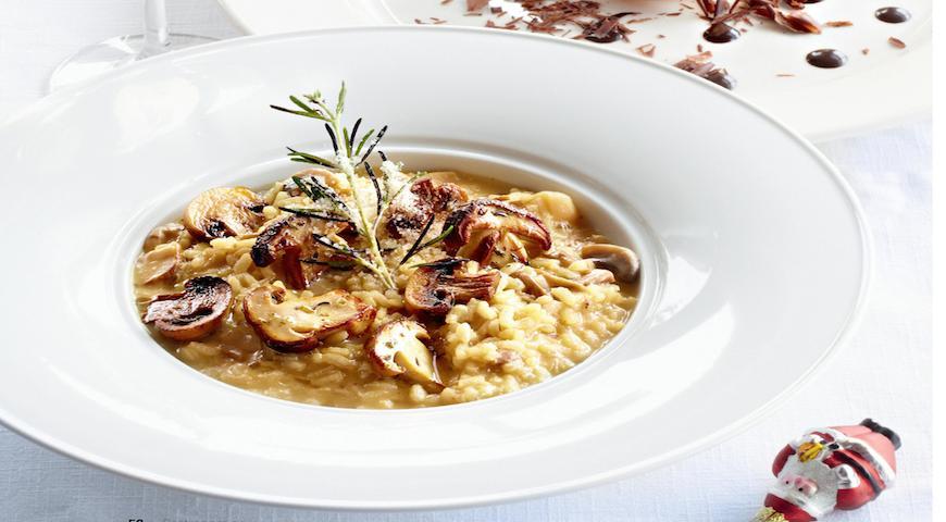 Risotto with mushrooms 3