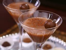 Chocolate cocktail with liqueur