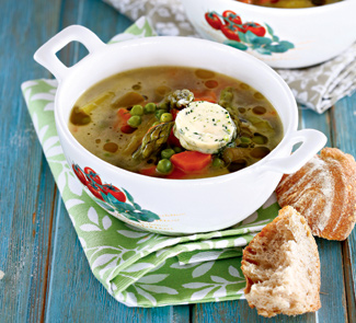 Summer vegetable soup