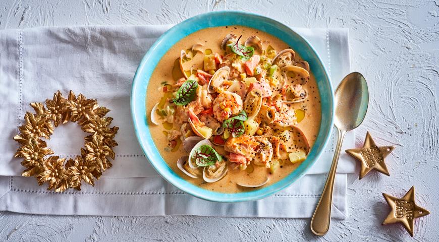 American seafood chowder