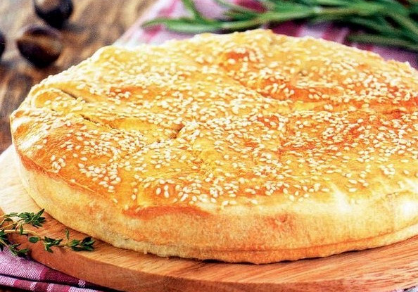Greek Pie with Rice and Potatoes (Patatopita)