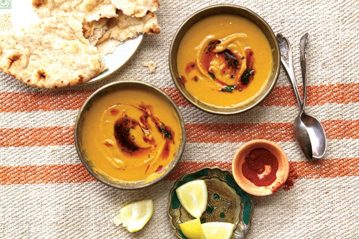 Palestinian Red Lentil and Pumpkin Soup