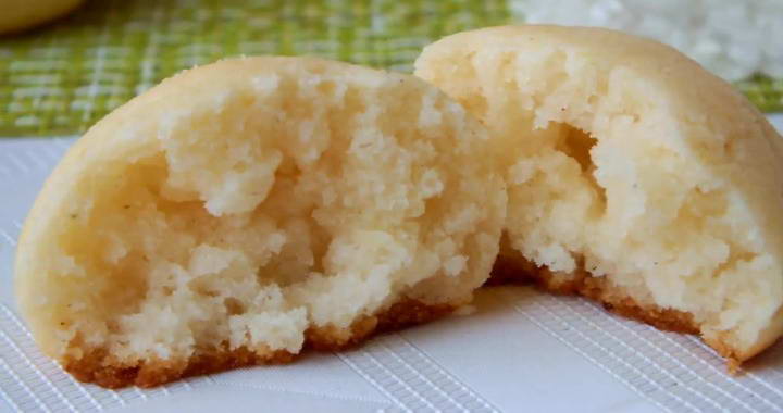 Rice flour curd biscuits