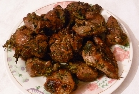 Meat in Georgian style