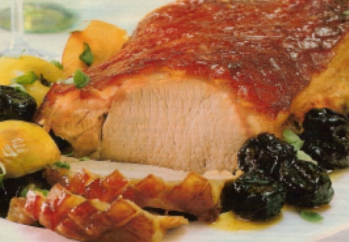 Pork carbonate in foil