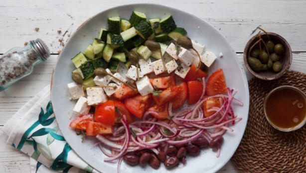 Greek Salad with Feta Cheese