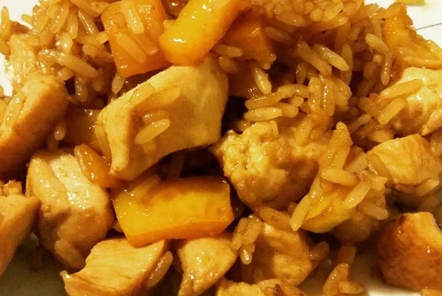 Chahan tori (Chicken fried rice)