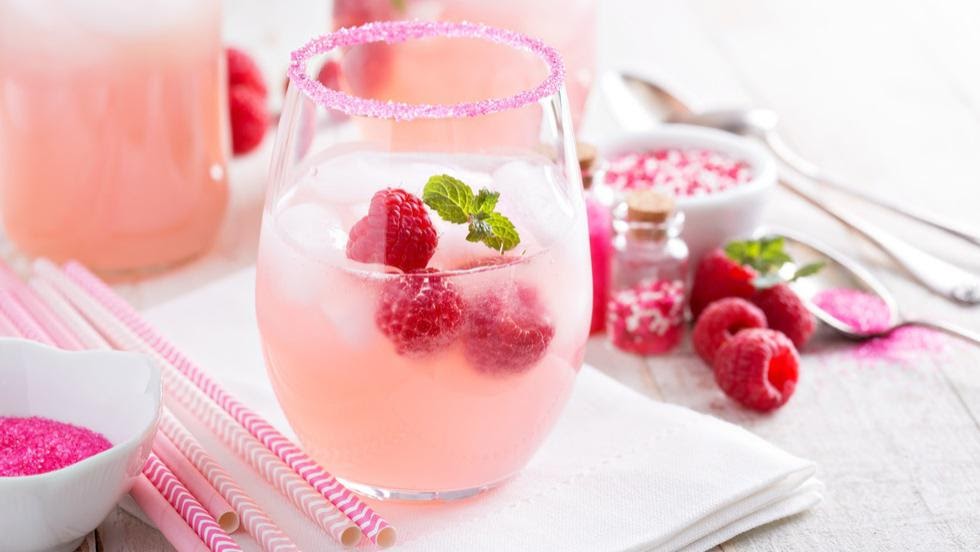 Raspberry lemonade as in restaurants