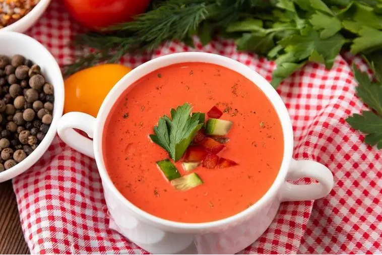 Gazpacho is a Spanish cold soup