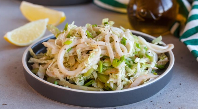 Smoked Squid Salad