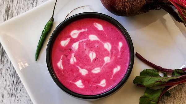 Beetroot Soup with Coconut Milk