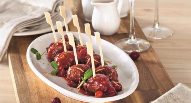 Meatballs with Cranberry Sauce