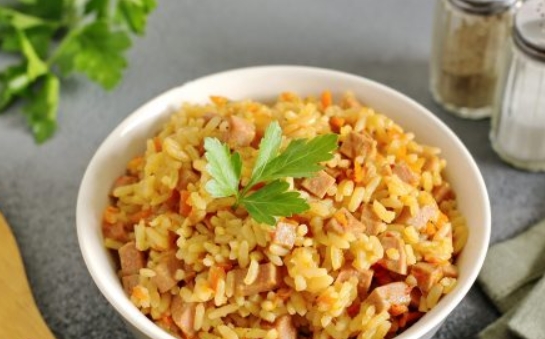 Rice Porridge with Sausage