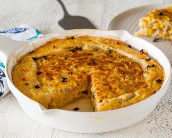 Quiche with Canned Tuna and Chili