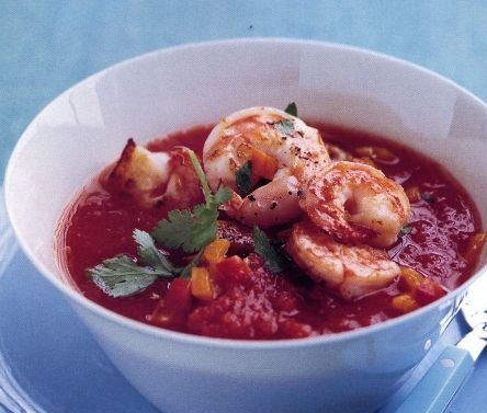 Best Gazpacho with shrimps