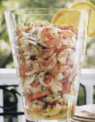 Marinated Shrimp and Onion Salad