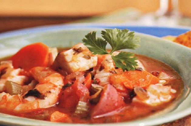 Fish and shrimp stew
