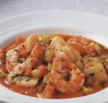 Fish stew with shrimps