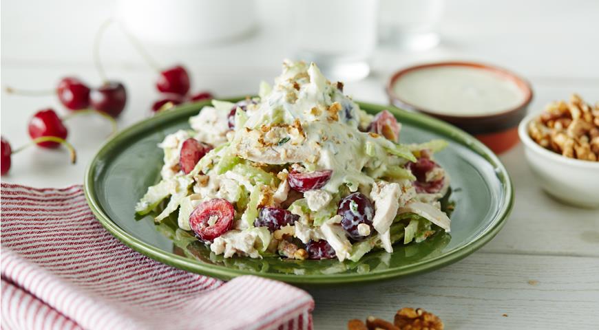Chicken Salad with Tarragon and Cherries