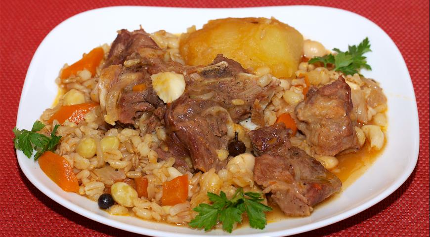 Cholent from the Multicooker