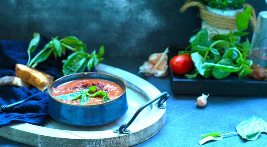 Baked Tomato Soup with Coconut Milk