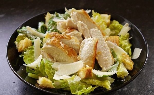 Simple chicken breast salad