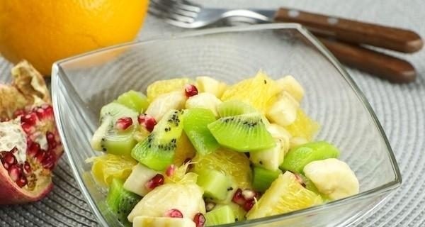 Tasty Fruit salad with kiwi