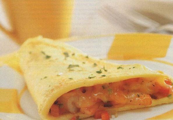 Tasty  Shrimp omelet