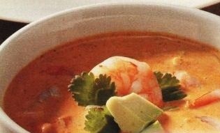 Mexican shrimp soup