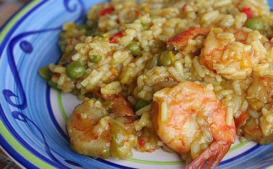 Portuguese shrimp with rice