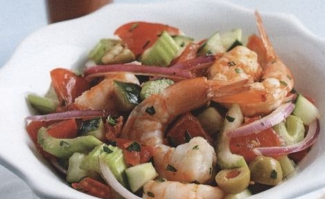 Shrimp and Vegetable Salad